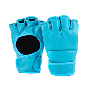 Wholesale New Style Half Finger Grappling Gloves High Quality PU Leather Waterproof Low MOQ Best Price for Outdoor Sports - Product Image 2