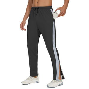 Ropa de diario Joggers Hombres Pantalones transpirables suaves Pantalones de chándal cómodos Fit Running Pantalones de hombre Rectos Curvos a rayas - Product Image 1