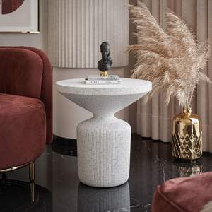 Table d'appoint au design moderne le plus exigeant, ronde en verre, table d'appoint de lit de qualité supérieure, fabricant et exportateur d'Inde - Product Image 1