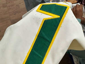 Camiseta de fútbol personalizada, camiseta de fútbol americano elástica de 4 vías, camiseta de fútbol americano lisa con nombre y número de personalidad - Product Image 4