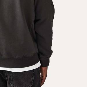 Sudadera de Forro Polar para Hombre, Diseño Nuevo, Corte Regular, Cuello Redondo, Estilo Urbano de Invierno, Lavado Ácido, Impresión Digital, Logotipo Personalizado - Product Image 6