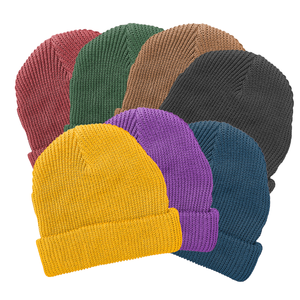 Plain Knit Beanie Factory Supplier 100% Acrylic Custom <b>Winter</b> Beanie Wholesale Unisex <b>Girls</b> Solid Color - Product Image 3