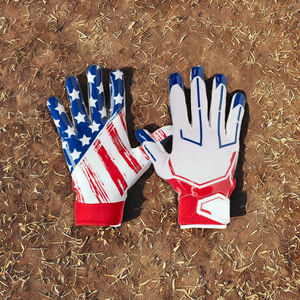 ถุงมือตีเบสบอลแบบแห้งเร็ว แบรนด์และดีไซน์ตามสั่ง ผลิตจากสแปนเด็กซ์/โพลีเอสเตอร์ สำหรับเด็ก รับผลิตแบบ OEM & ODM - Product Image 2