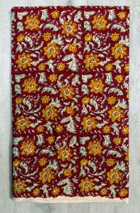 100% algodón bloque de mano tela impresa hecha a mano Jaipur Heritage tradicional ecológico transpirable bloque estampado tela de algodón - Product Image 2