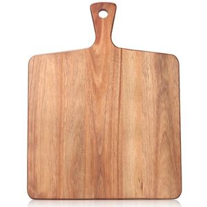 Tabla de cortar de madera maciza de acacia, tabla de picar para cocina, bandeja de servir tipo bloque de carnicero, venta al por mayor - Product Image 3