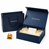 Boîte cadeau magnétique pliante de luxe personnalisée ISO9001, emballage cosmétique rigide en papier pliable, impression numérique, gaufrage