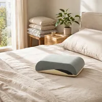 Oreiller cervical réversible en PU pour massage, vente en gros, pour la maison, chambre à coucher, ergonomique, en mousse à mémoire de forme avec structure à 3 couches