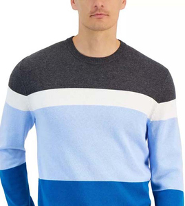 Pull en tricot chaud en gros, livraison rapide, pull rayé tendance pour hommes, fournisseur OEM, livraison rapide en gros - Product Image 2