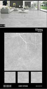 Azulejos de porcelana con acabado de madera rústico moderno, azulejos brillantes de 8-10mm de espesor con más de 5 años de garantía para salas de estar, diseño de apartamentos - Product Image 2