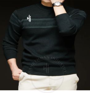 Sweat-shirt à demi-zip pour homme sur mesure de haute qualité, en molleton doux, couleur unie, poche d'hiver, 330g, respirant - Product Image 6