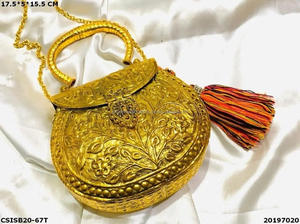 Pochette gravée à la main en métal Boho, sac à main de luxe, mode Messenger BYLUXURYCRAFTS pour femmes, filles, robe, dame, prix de gros - Product Image 4