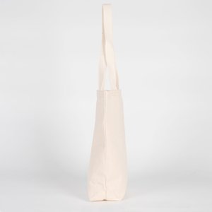 Custom Printed 10 oz Cotton Tote <b>Bag</b> with Woven Handles <b>Medium</b> Size-14 16 4 (35 40 10 Cm) Natural for Food Usage - Product Image 6