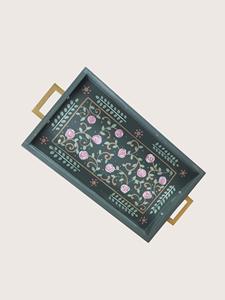 MDF Wooden <b>Enamel</b> Coated Design Serving <b>Tray</b> Hotels & Restaurant Kitchenware Table <b>Tray</b> High Quality - Product Image 2