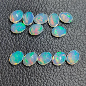 โอปอลเอธิโอเปียธรรมชาติอัญมณี10มม. x 12มม. อัญมณีอัญมณีทรงรีหลายเหลี่ยมอัญมณีอัญมณีหลวม - Product Image 2