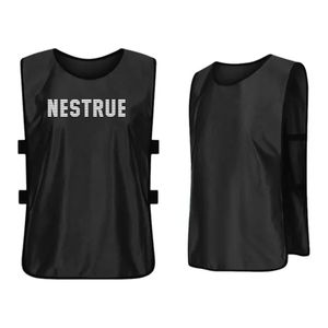 Gilet d'entraînement de groupe à sangle latérale réglable Respirant Mesh Team Pinnie Soccer Basketball Bib Numéroté Pinnies personnalisées - Product Image 5
