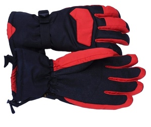 Gants d'hiver en cuir PU pour hommes, doublure imperméable de haute qualité, gants de Sport de plein air avec engrenages robustes - Product Image 1