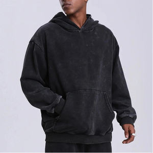 Haute qualité 420gsm personnalisé lavé à l'acide vintage vieilli surdimensionné délavé goutte épaule luxe - Product Image 4