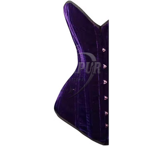 Corsé de Mujer de Alta Calidad Hecho a Medida, Disponible a Precio de Mayoreo, Hecho con Terciopelo por Kourpur International - Product Image 6