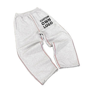 กางเกงยีนส์ทรงแบ็กกี้สำหรับผู้ชายกางเกงยีนส์ทรงหลวมแนวสตรีทแวร์สไตล์ฮิปฮอป - Product Image 3