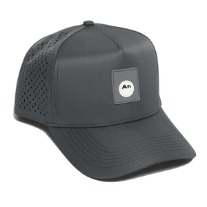 Sombrero de Golf de 5 paneles personalizado del fabricante VN, agujeros cortados con láser, Parche de PVC de goma 3D, estilo deportivo, lona de poliéster 100% impermeable - Product Image 4
