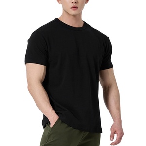 T-shirt personnalisé en gros pour hommes, de haute qualité, respirant, décontracté, sport, fitness, entraînement, vêtements de sport, t-shirts de gym - Product Image 4