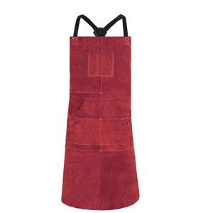 Delantal de Soldadura de Cuero Vacuno, Resistente al Fuego, de Alta Resistencia, para Construcción Industrial, Precio Bajo para Barbacoa y Soldadura - Product Image 6