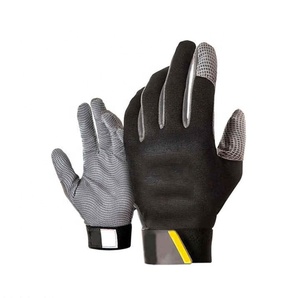 Haute qualité hommes adultes jeunes Football américain récepteur gants Pro Super collant poignée cuir main gants de protection prix - Product Image 4