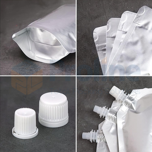 Bolsas con boquilla personalizada de 250ml, 500ml, 2kg, bolsa de pie al por mayor de fábrica con boquilla superior para detergente para ropa, embalaje desinfectante de manos - Product Image 2