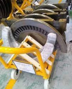 โรเตอร์ไดอะแฟรมโรเตอร์กังหันไอน้ำแบบอุตสาหกรรมชุบโครเมี่ยม850มม. ผลิตในอุตสาหกรรมอินเดีย - Product Image 2