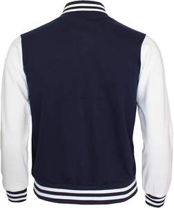 แจ็กเก็ตเบสบอลใช้ได้ทุกเพศเสื้อแจ็คเก็ตผ้าฝ้ายคุณภาพสูงเลตเทอร์แมนผ้าซาตินหนังทอไซส์ใหญ่พิเศษขายส่งจำนวนมาก - Product Image 5