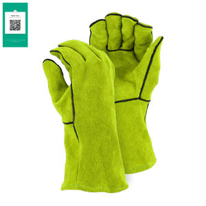 2025 Best-seller Gants de soudage légers à doigts entiers en cuir durable avec protection complète Gants de sécurité de nouvelle conception - Product Image 4