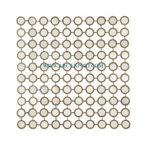 Haute exigence en forme de feuille plaqué or luxe décor à la maison miroir mural moderne nouveauté décoratif fantaisie miroir mural à vendre - Product Image 4