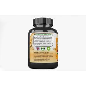 Soporte Antioxidante 3X BCM-95 Curcumina y Vitamina C Liposomal - 180 Tabletas - Product Image 3