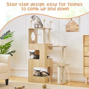 Premium Quality Suspecious & Transparent Wholesales <b>Wooden</b> Quality Step Stairs Design for Cat <b>Shelves</b> - Product Image 3