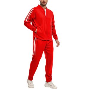 Ropa deportiva informal de algodón para hombre, conjunto de prendas de vestir exteriores, chándal tejido transpirable, chándales deportivos de invierno para correr - Product Image 1