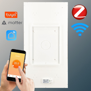 Panneau chauffant infrarouge IR, plaque en carbone maillée, 800W, économie d'énergie, chauffage infrarouge lointain intelligent, montage au plafond ou au mur, télécommande - Product Image 2
