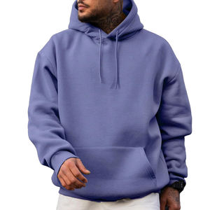 Sudadera con Capucha Personalizada para Hombre, 100% Algodón, Felpa Francesa, Gruesa, Holgada, con Hombros Caídos, Estilo Urbano, Sudadera Lisa para Hombre - Product Image 4