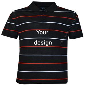 Meilleur design Polo d'été à manches courtes pour hommes Nouvelle mode Tissu tricoté multicolore de haute qualité Logo personnalisable BD - Product Image 5