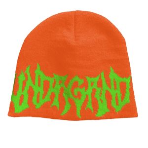 หมวกบีนนี่แฟชั่น2025ถักให้ความอบอุ่นสำหรับผู้ชายผู้หญิง Y2K สไตล์ฮิปฮอปสไตล์สตรีทหมวกถักสำหรับฤดูหนาว - Product Image 3