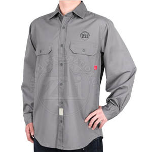 Camisas de Soldadura de Manga Larga de Secado Rápido, Transpirables, Resistentes al Agua y al Calor (250-400°C), Nivel A de Protección, Más Vendidas - Product Image 4