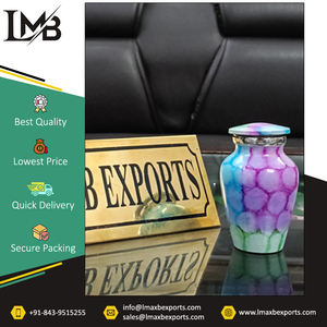 Nueva llegada Venta caliente Calidad excepcional Acabado personalizado Estilo americano Recuerdo de aluminio Urnas de cremación para cenizas - Product Image 4