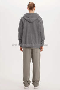 Sweat-shirt à capuche zippé pour femme, manches longues, épaules tombantes, ample, vêtement d'extérieur - Product Image 5