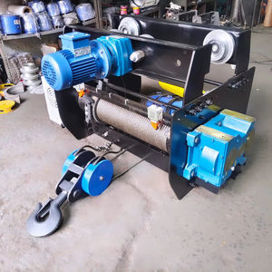 Polipasto eléctrico de cable de acero de 10 toneladas de fabricación india con carro eléctrico para grúa de viga única - Product Image 1