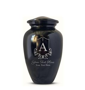 Urna Funeraria Personalizada para Cenizas de Adultos, Hombres y Mujeres, Urna de Aluminio Grabada con Nombre y Fecha, Color Negro, Tamaño Personalizado - Product Image 4