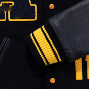 Veste universitaire coupe-vent de meilleure qualité pour hommes coupe confortable couleur personnalisée nouveau design à la mode veste d'hiver pour hommes - Product Image 4