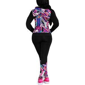 Ensemble de survêtement pour femmes automne 2026, streetwear décontracté, ensemble 2 pièces / prix de gros, OEM, ensemble de survêtement sport uni pour femmes, ensembles de pantalons pour femmes - Product Image 2