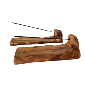 American Style Brown Wood <b>Incense</b> <b>Stick</b> <b>Holder</b> Table Decorative <b>Incense</b> <b>Holder</b> <b>for</b> Home Hotel Fragrant Usage - Product Image 1