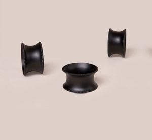 Anillo de Servilleta de Hoja Negra al por Mayor para Bodas, Restaurantes, Hoteles, Villas, Plateado, Dorado, Colorido, Personalizado Según el Cliente, Moderno - Product Image 5