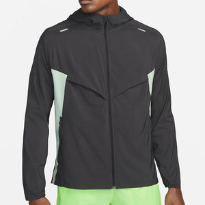 Nouvelle arrivée 2025 Veste coupe-vent en toile pour homme sur mesure Technologie imperméable légère Ventilation Fermeture éclair Col montant Cordon de serrage - Product Image 1