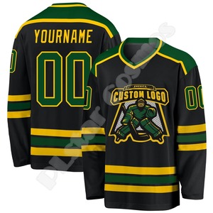 Nueva moda Hockey Jersey nombre personalizado equipo Logo número colorido pulóver manga larga 3DPrint Harajuku Casual divertido sudaderas S - Product Image 4